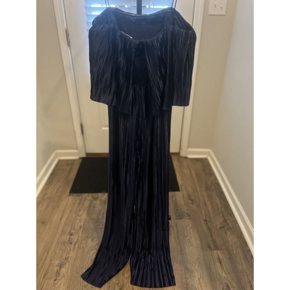 Amanda Uprichard Collina Jumpsuit – Size Medium – Navy - Picture 4 of 13